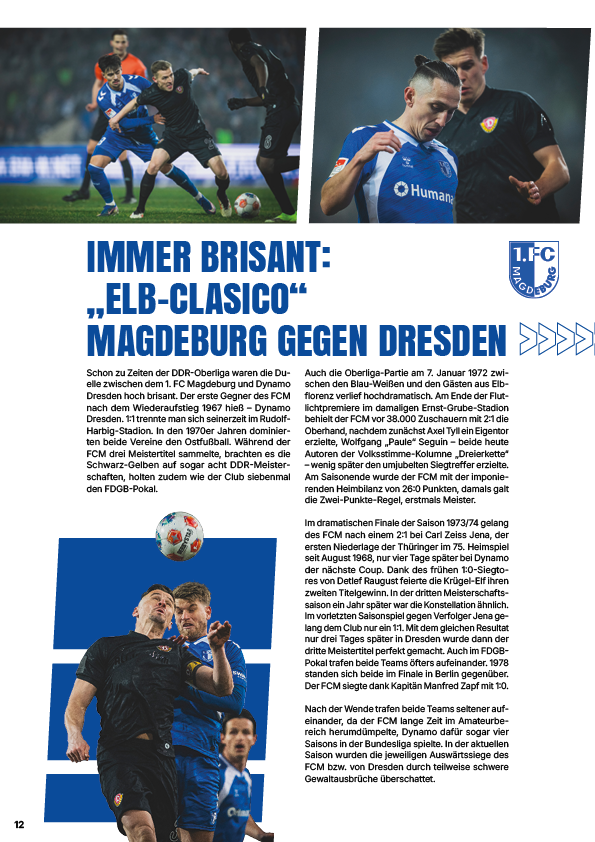 1. FCM - Das große Saisonmagazin 2025/26