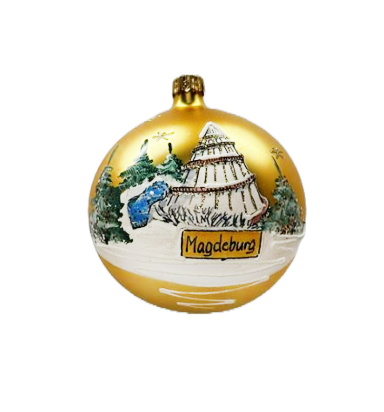 Weihnachtskugel Magdeburg