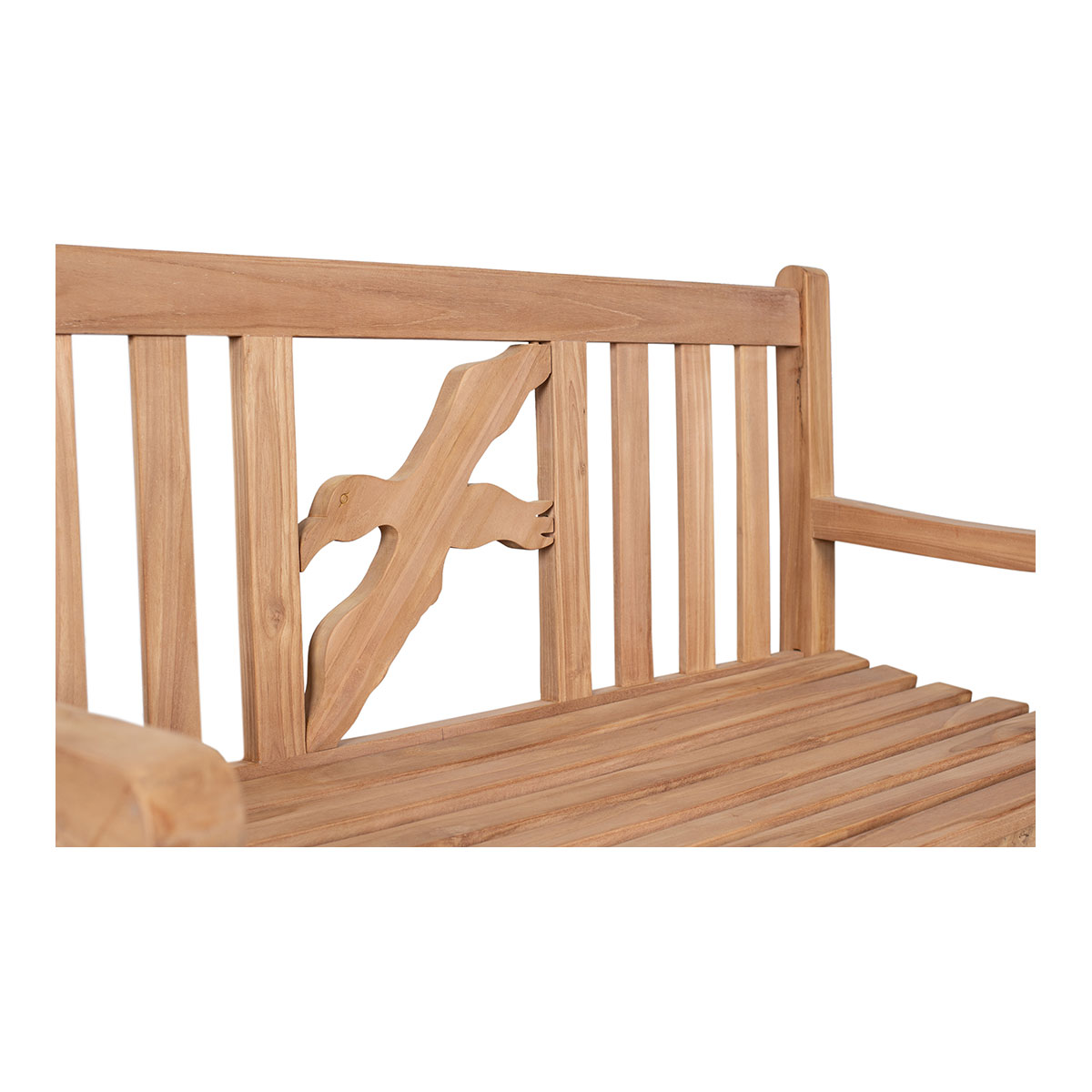 Teak-Gartenbank Möwe