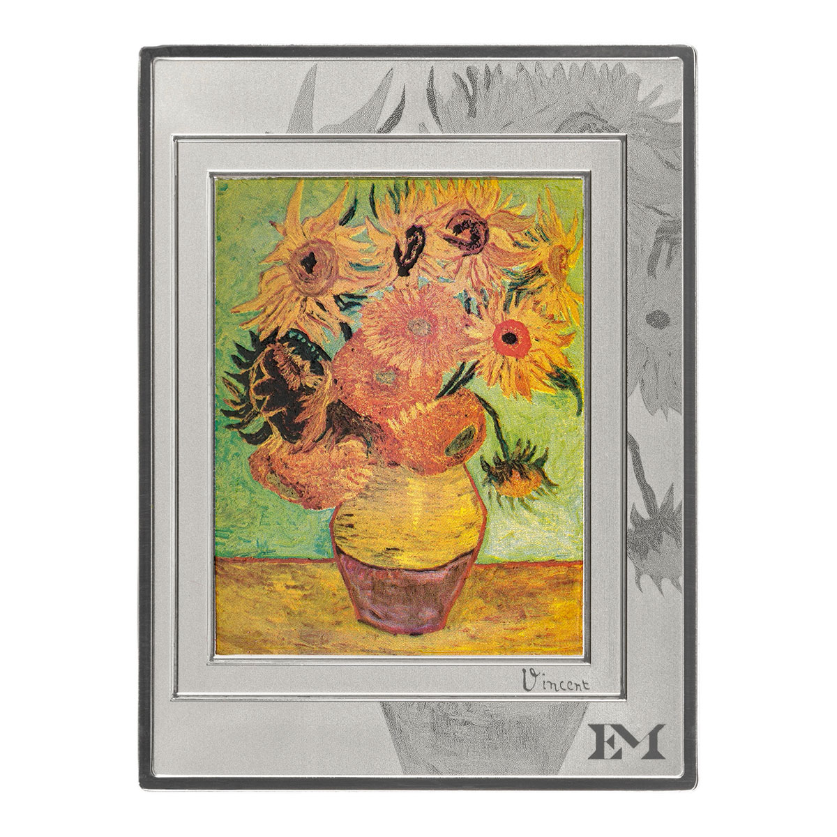 Silberbarren Ewige Meisterwerke, Sonnenblumen