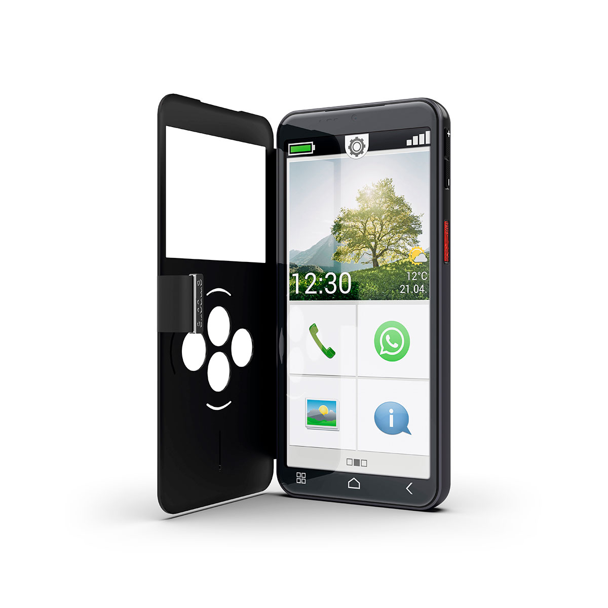 Smartphone E7 Lite inkl. Bookcover