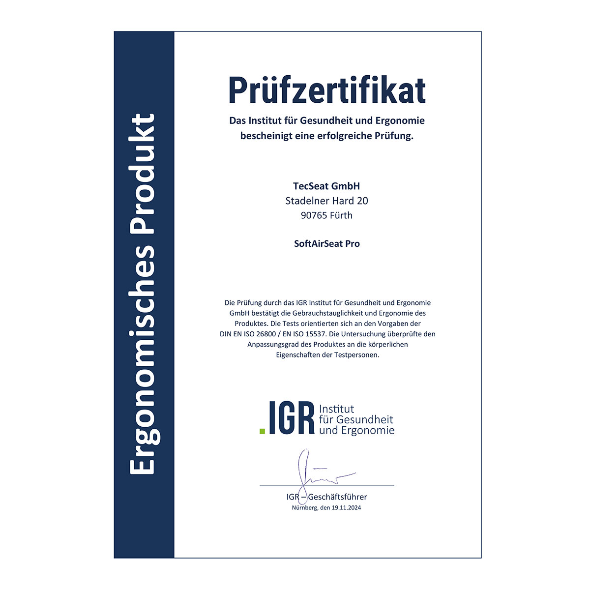 SoftAirSeat Pro - Gesund Sitzen in einer neuen Dimension SoftAirSeat Pro - Gesund Sitzen in einer neuen Dimension