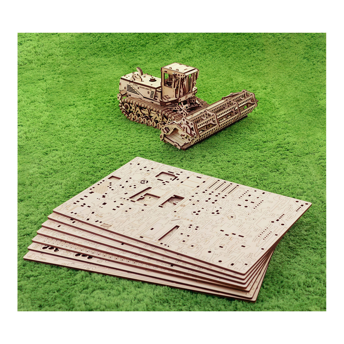 3D-Holzpuzzle, Mähdrescher