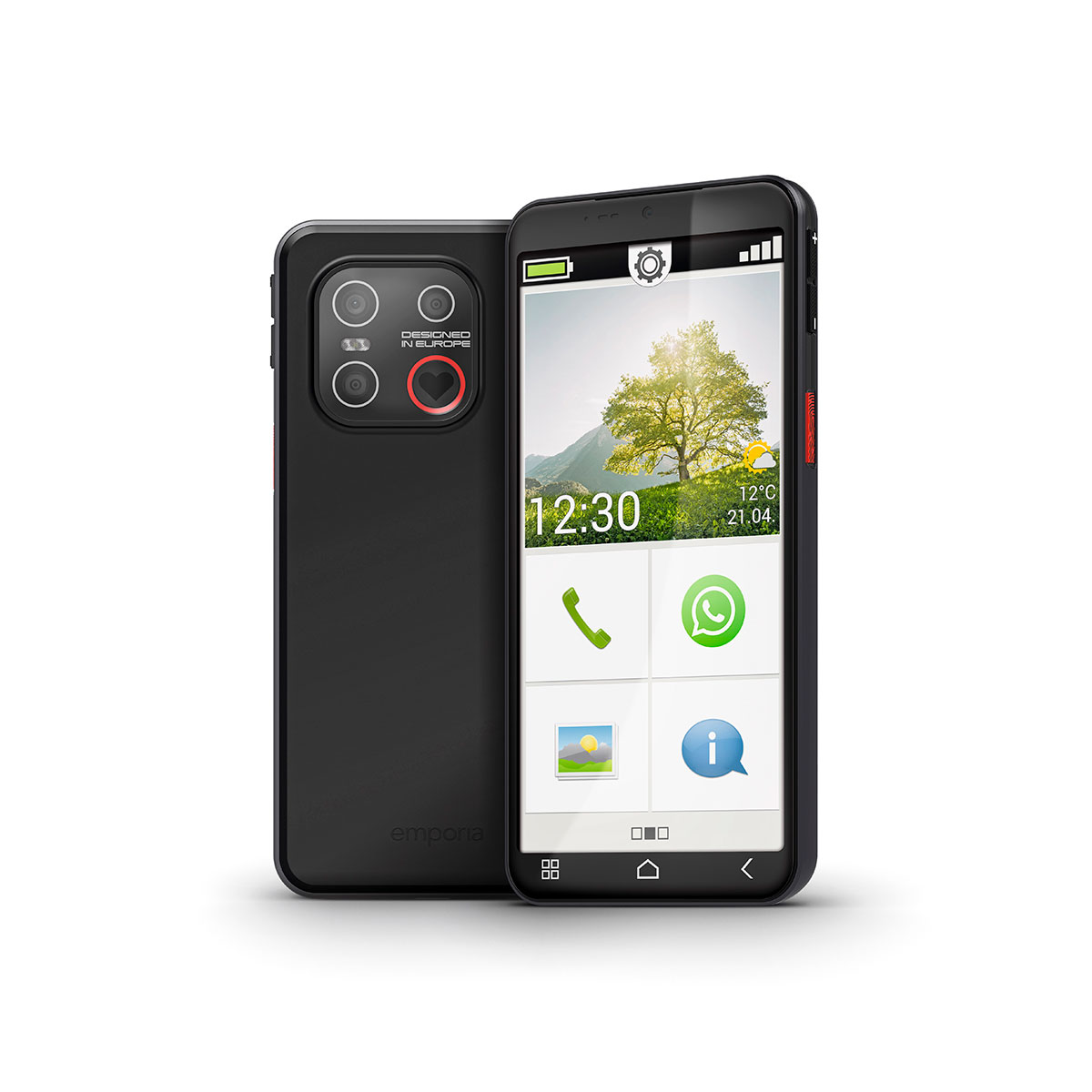 Smartphone E7 Lite inkl. Bookcover