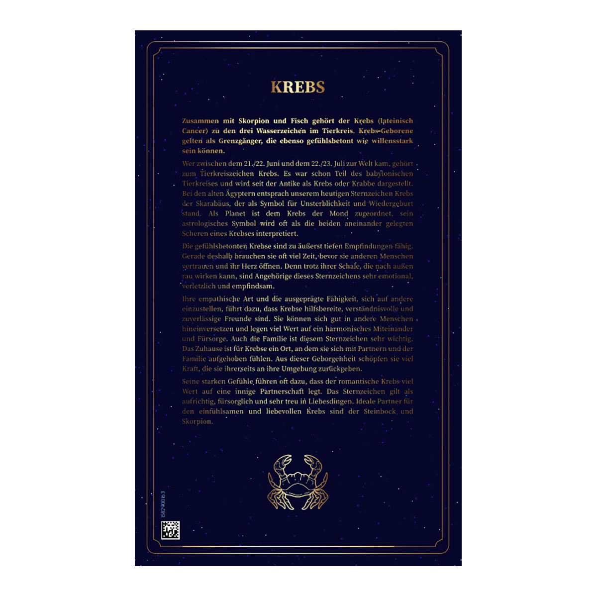 Goldbarren Sternzeichen Krebs mit Zertifikat