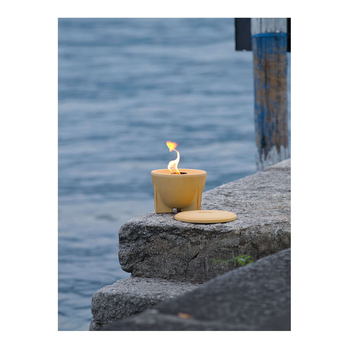 Schmelzfeuer (Outdoor) mit Deckel