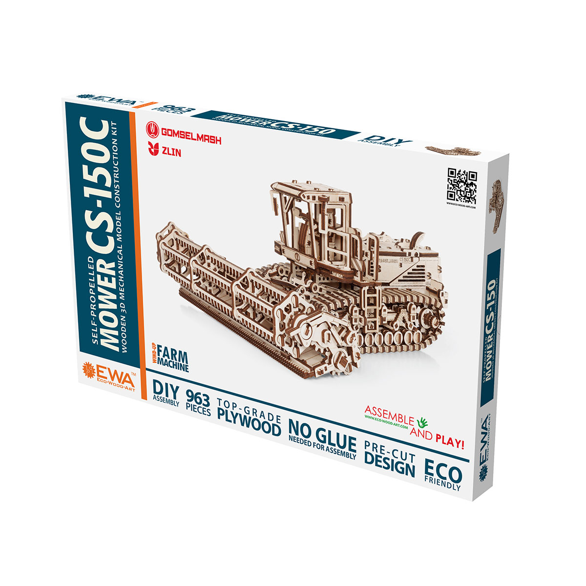 3D-Holzpuzzle, Mähdrescher