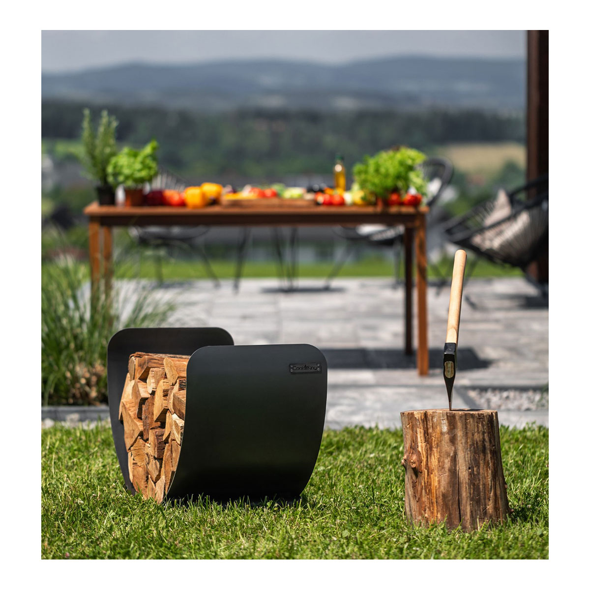 Kaminholzregal Ohio - 70 cm