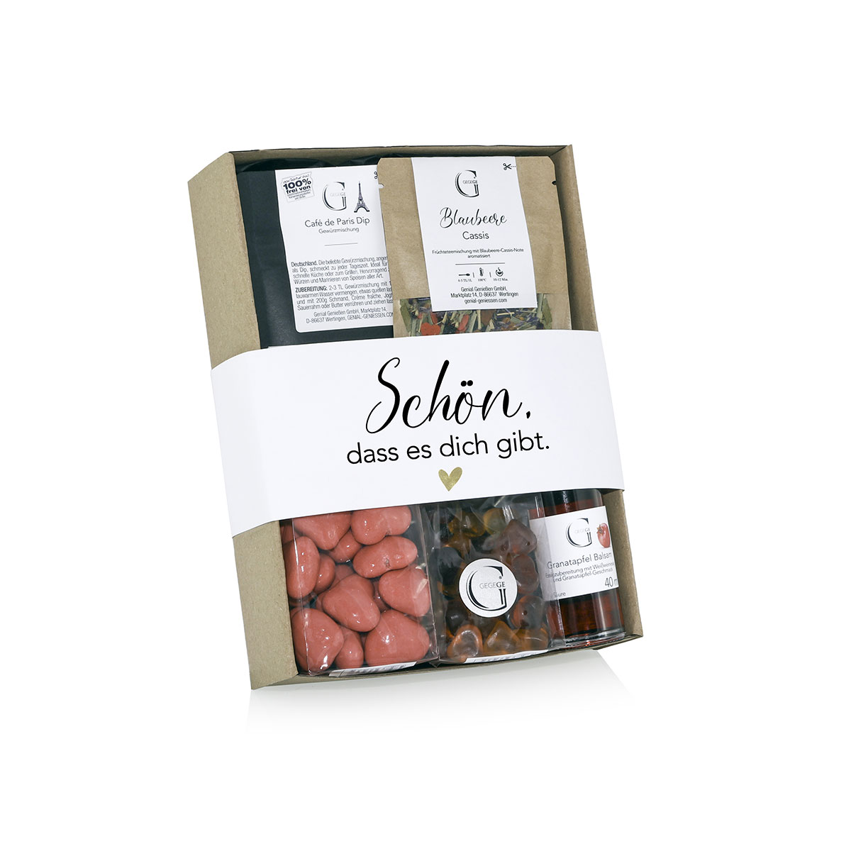 Geschenk-Set Schön, dass es dich gibt