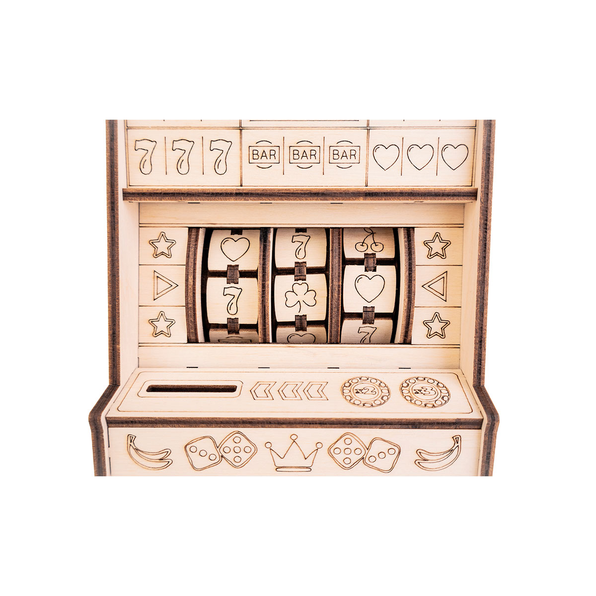 3D-Holzpuzzle, Einarmiger Bandit