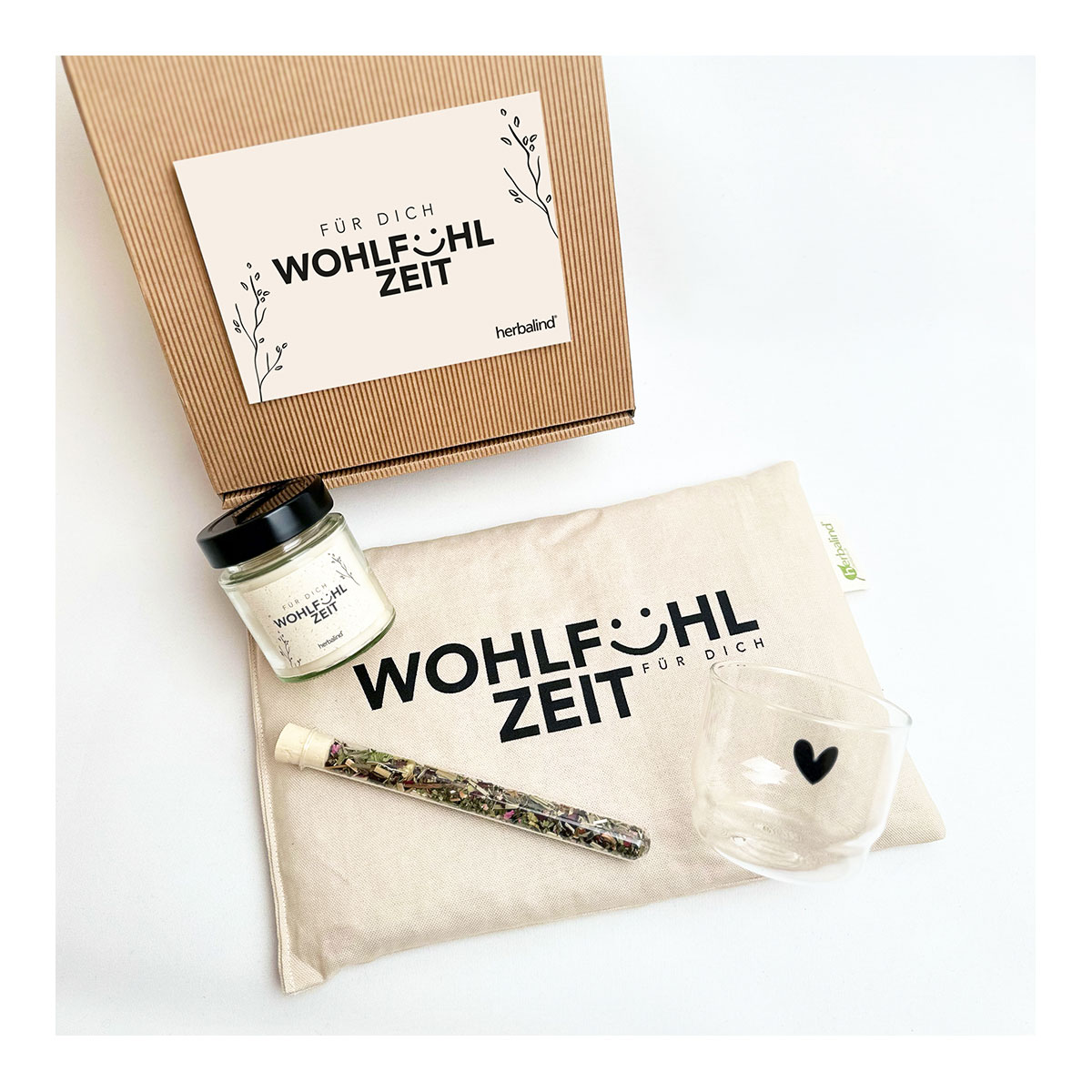 Geschenk-Set Kleine Wohlfühlzeit mit Kirschkernkissen