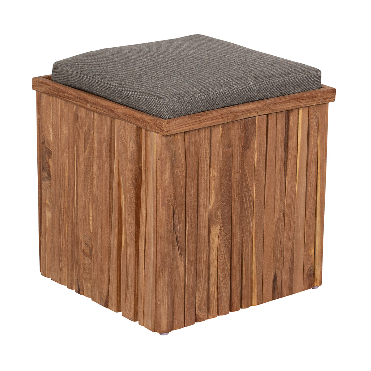 Teak-Box / -Hocker, inkl. Kissenauflage Teak-Box / -Hocker, inkl. Kissenauflage