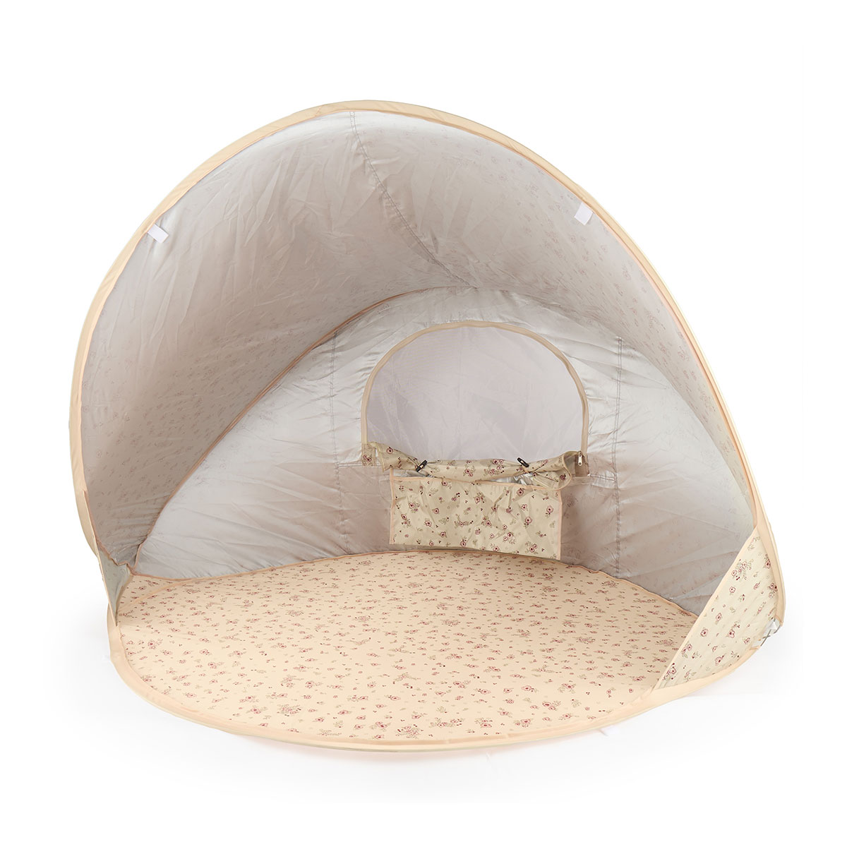 Pop Up Strandmuschel VINTAGE FLOWERS mit UV Schutz