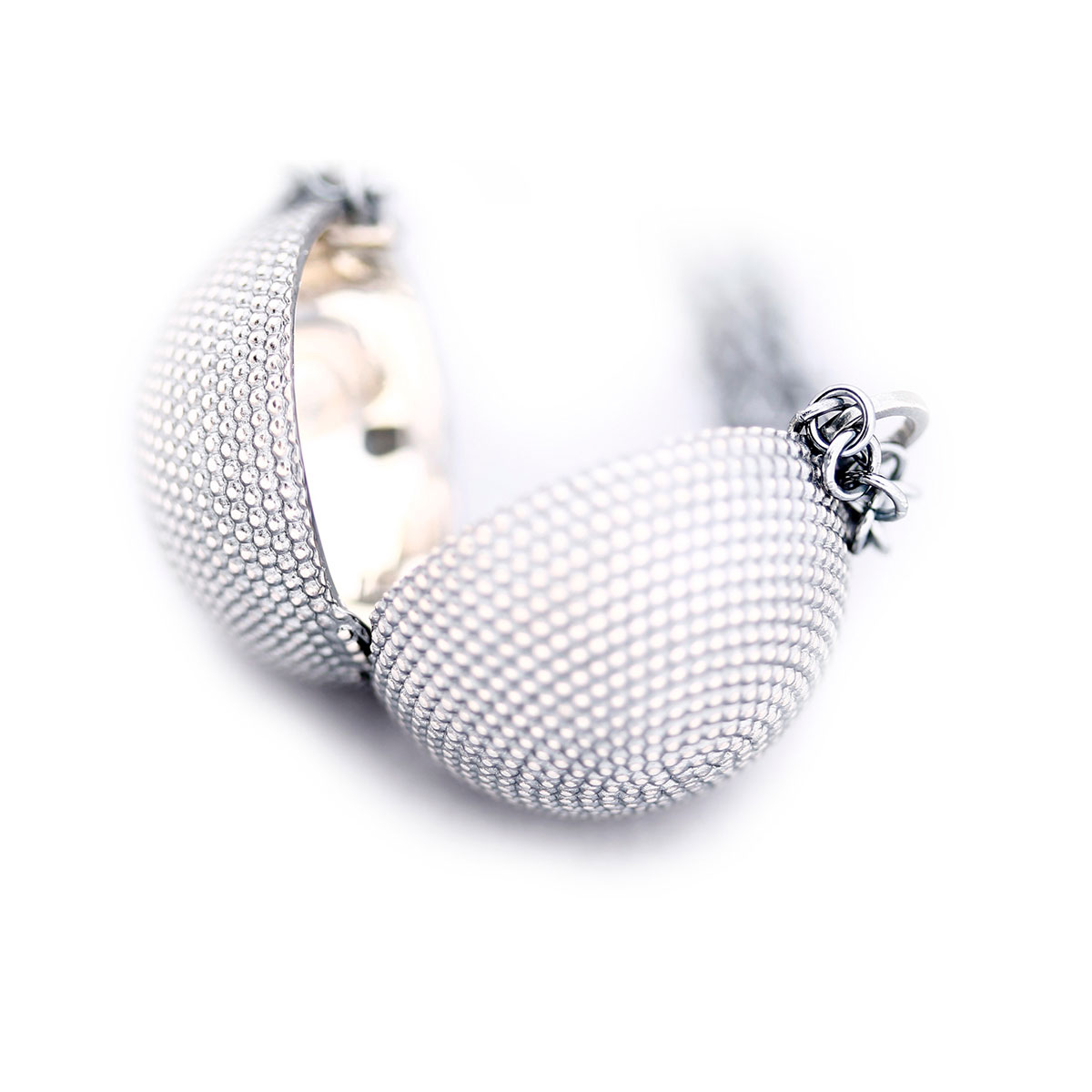  Anhänger Dots Medaillon-Kugel