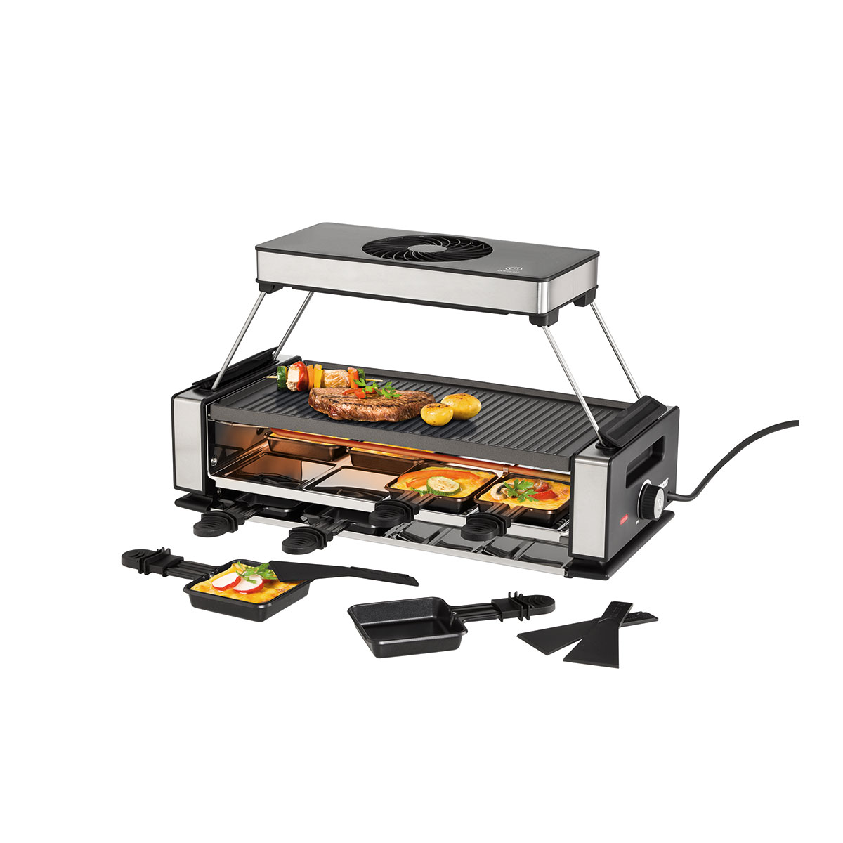 Raclette Smokeless inklusive Raclette Buch Raclette Smokeless inklusive Raclette Buch