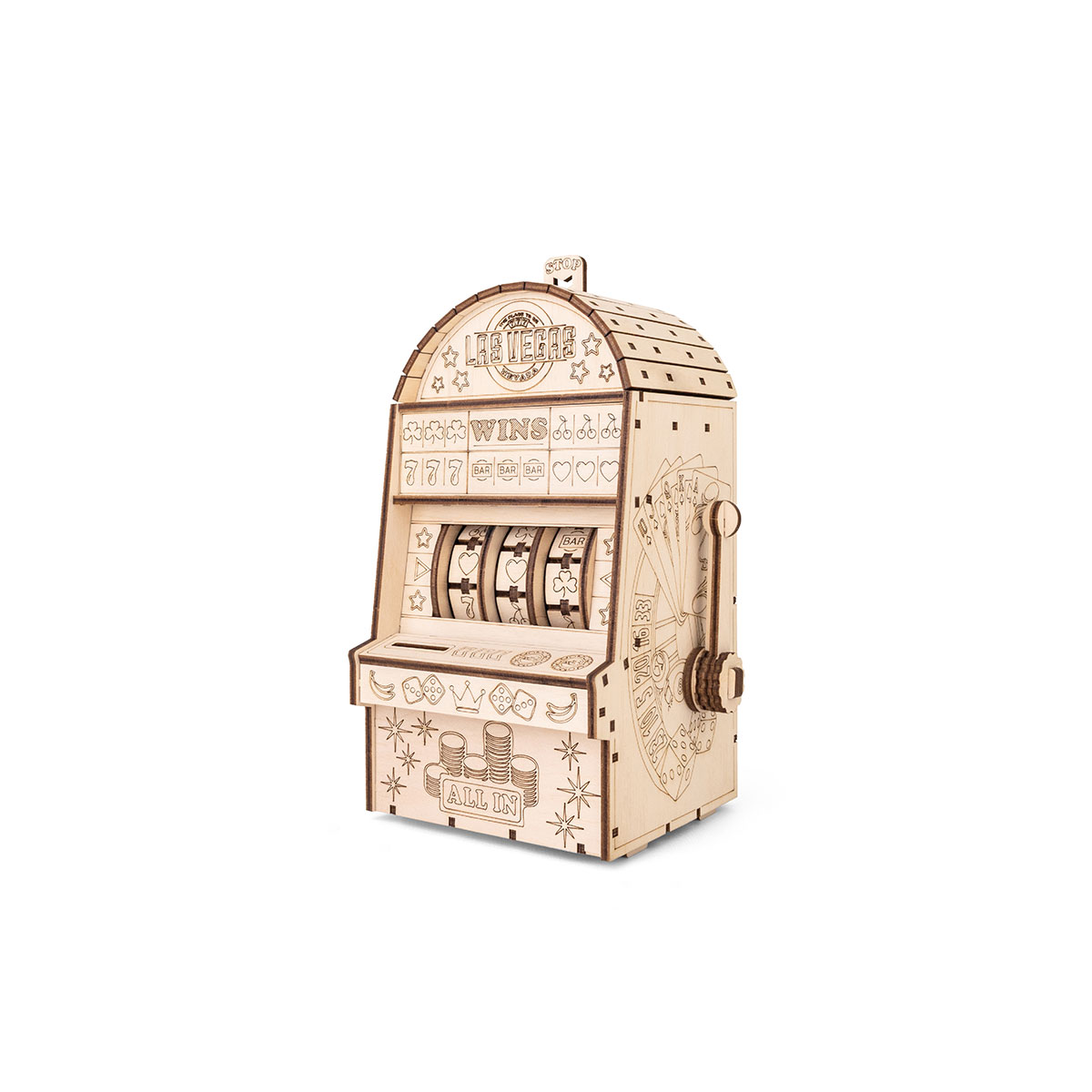 3D-Holzpuzzle, Einarmiger Bandit