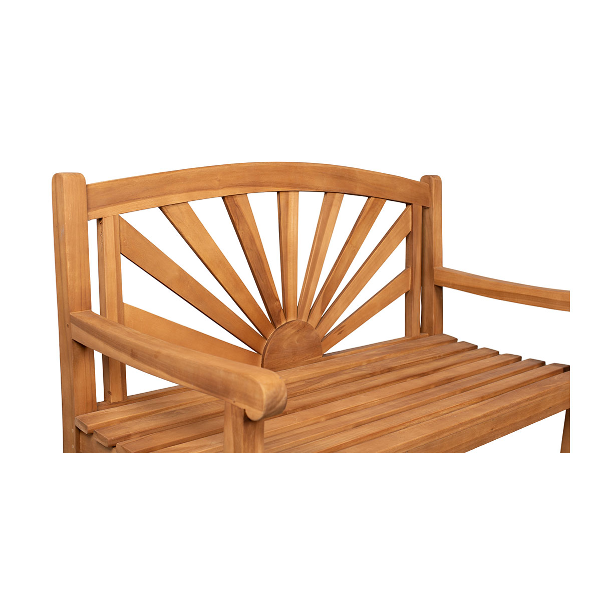 Teak-Gartenbank Sonne