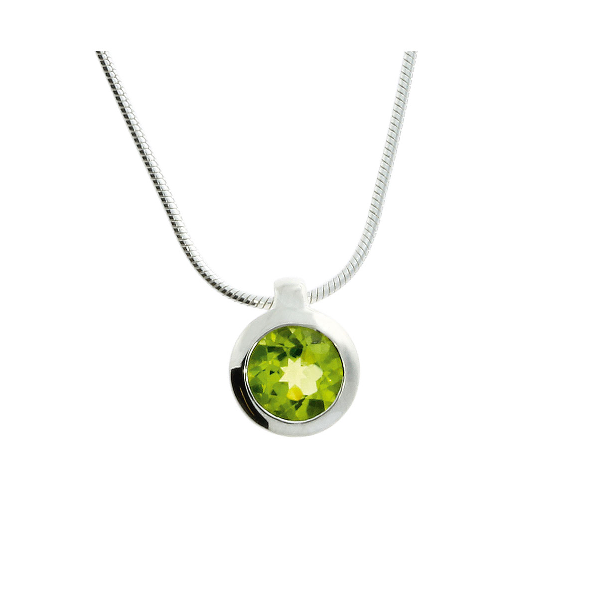 Kette Silber Peridot