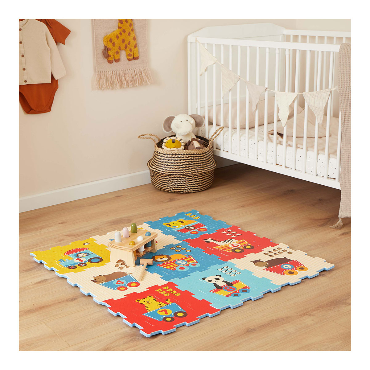 Puzzlematte Tier Motivzug 18 Teile