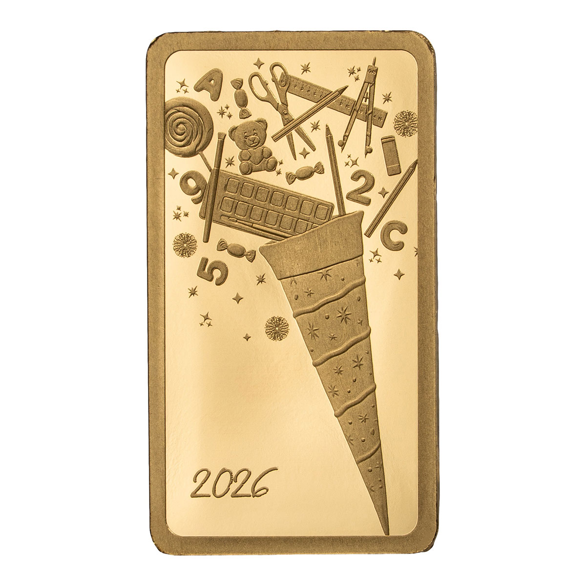 Goldbarren Schultüte