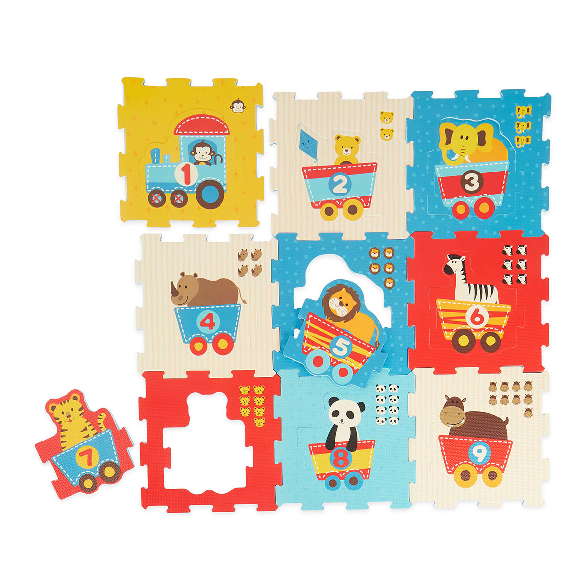 Puzzlematte Tier Motivzug 18 Teile
