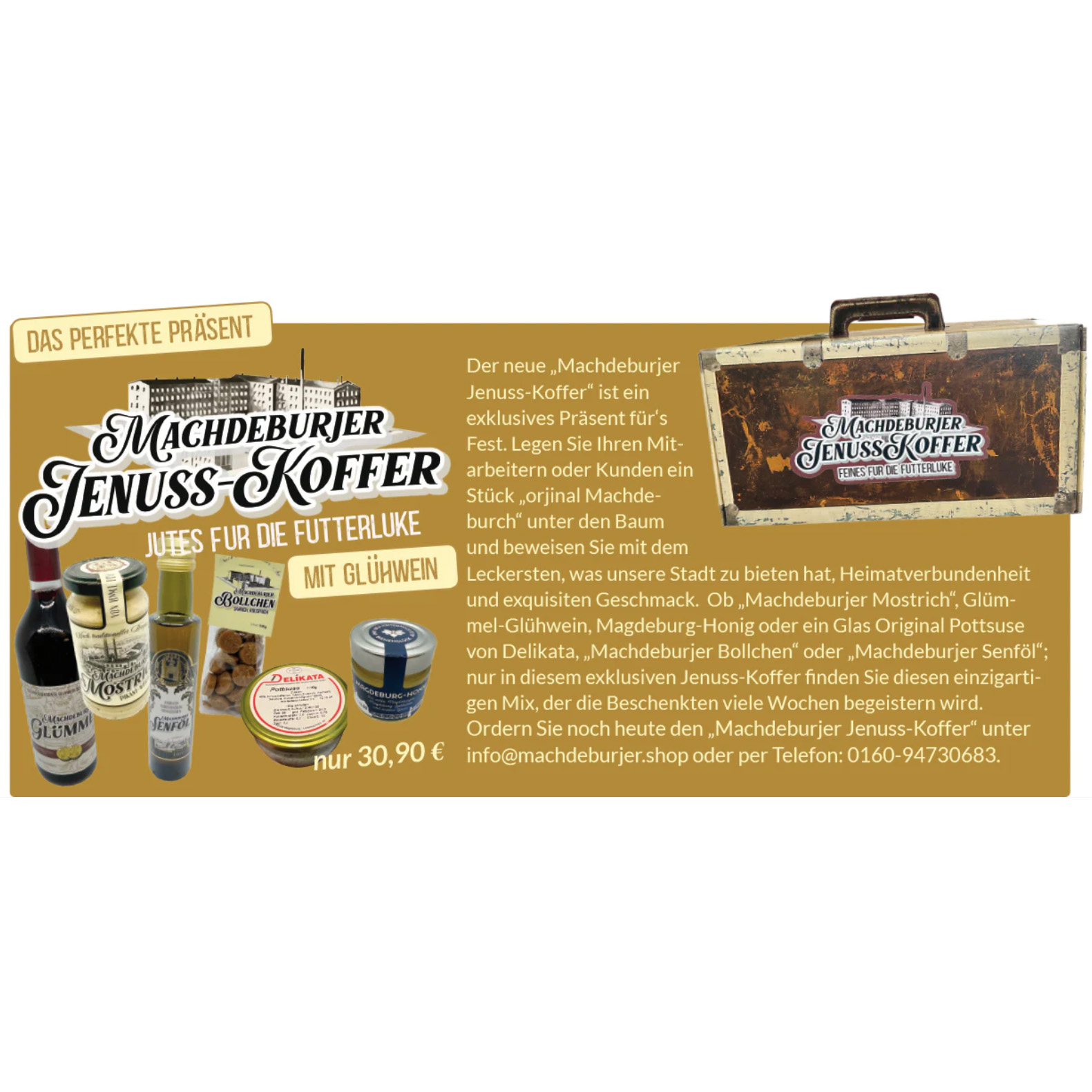 Machdeburjer Jenuss-Koffer