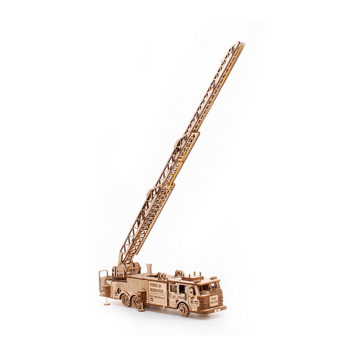 3D-Holzpuzzle Mechanisches Feuerwehrauto 3D-Holzpuzzle Mechanisches Feuerwehrauto