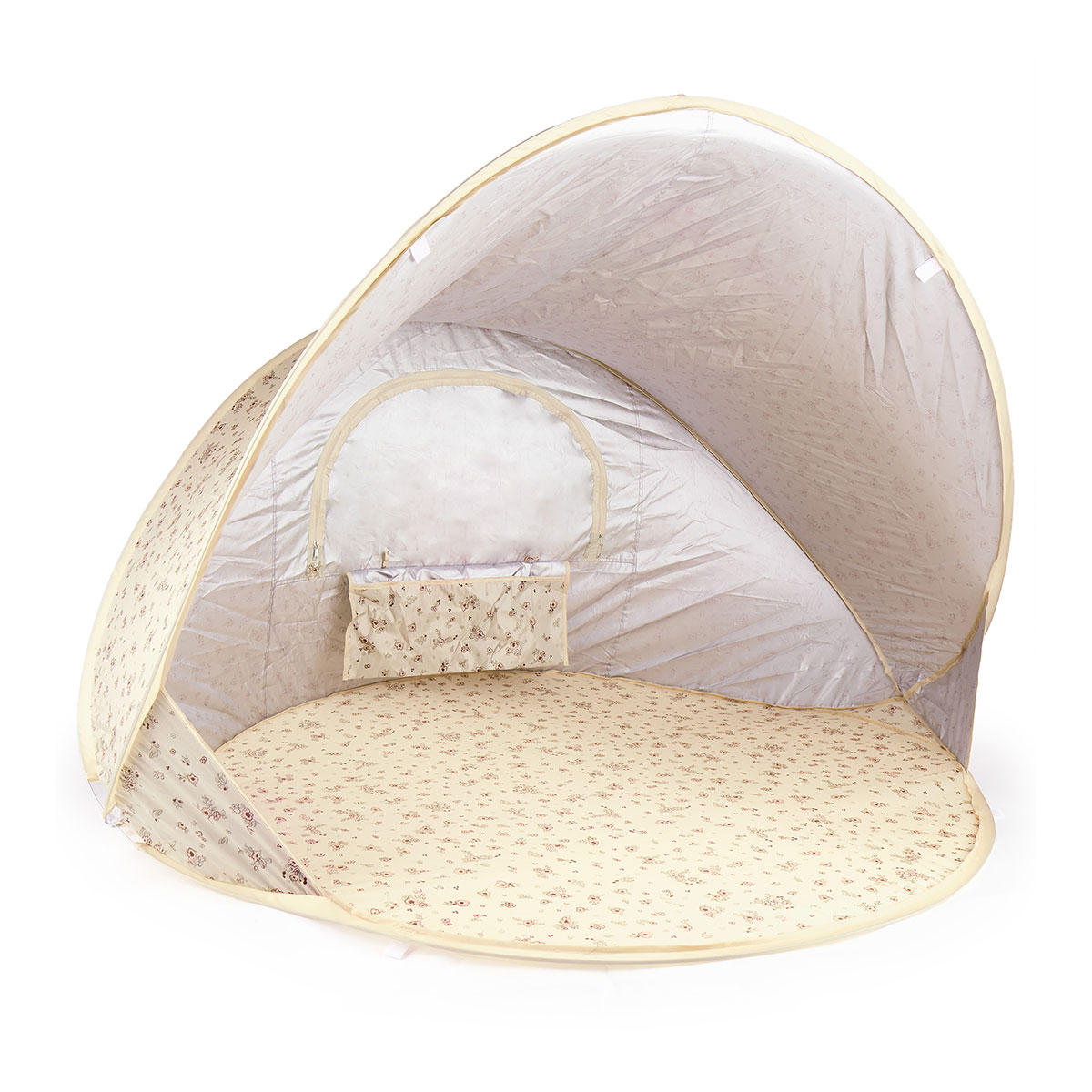 Pop Up Strandmuschel VINTAGE FLOWERS mit UV Schutz