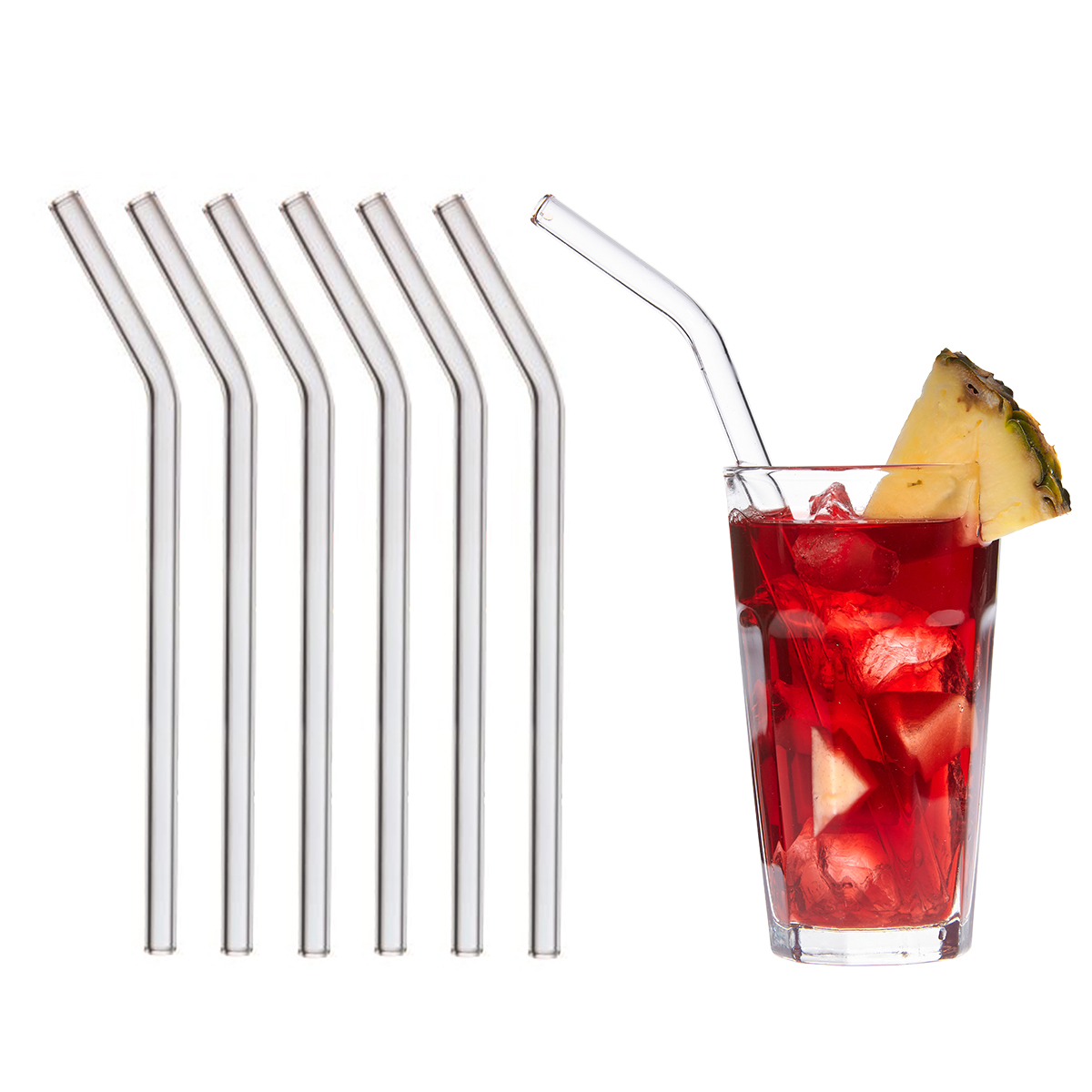 Trinkhalme aus hochwertigem und stabilen SCHOTT® Glas, hergestellt in Deutschland 