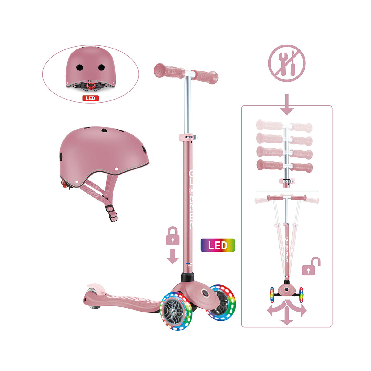 Globber Primo Plus Lights