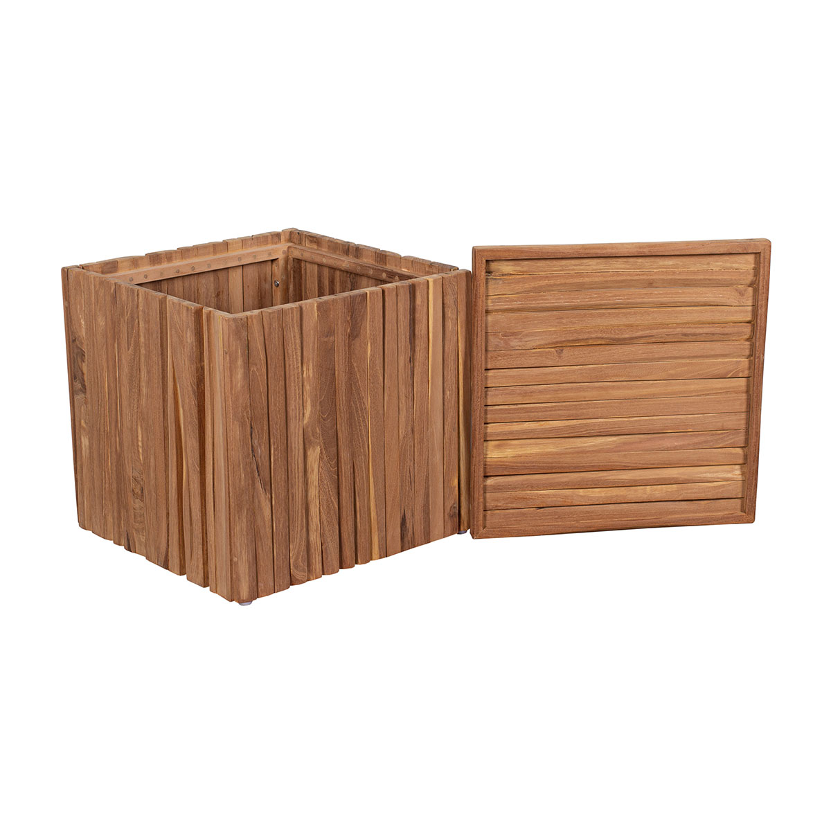 Teak-Box / -Hocker, inkl. Kissenauflage Teak-Box / -Hocker, inkl. Kissenauflage