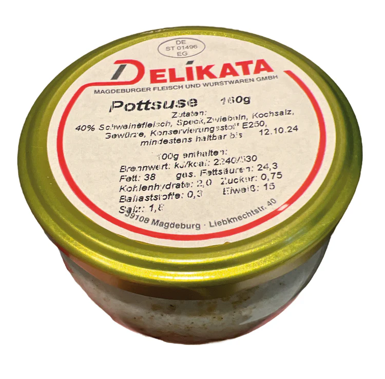 Machdeburjer Jenuss-Koffer m. Bratwurschttunke