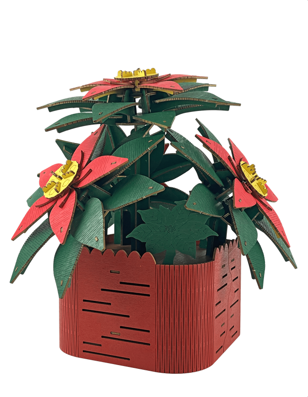 3D Holzpuzzle - Großer Weihnachtsstern