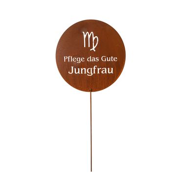 Gartenstecker Sternzeichen, Edelrost