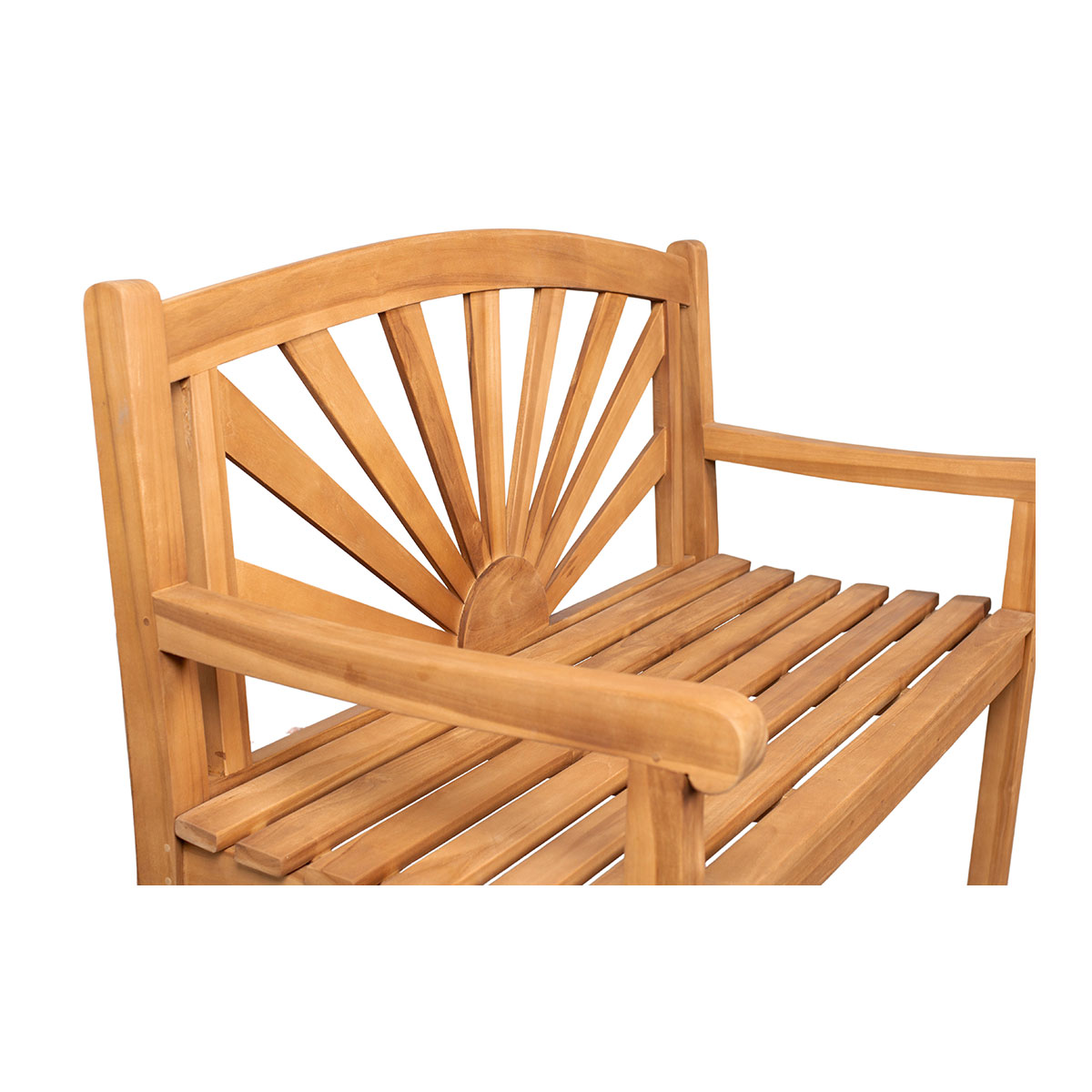 Teak-Gartenbank Sonne