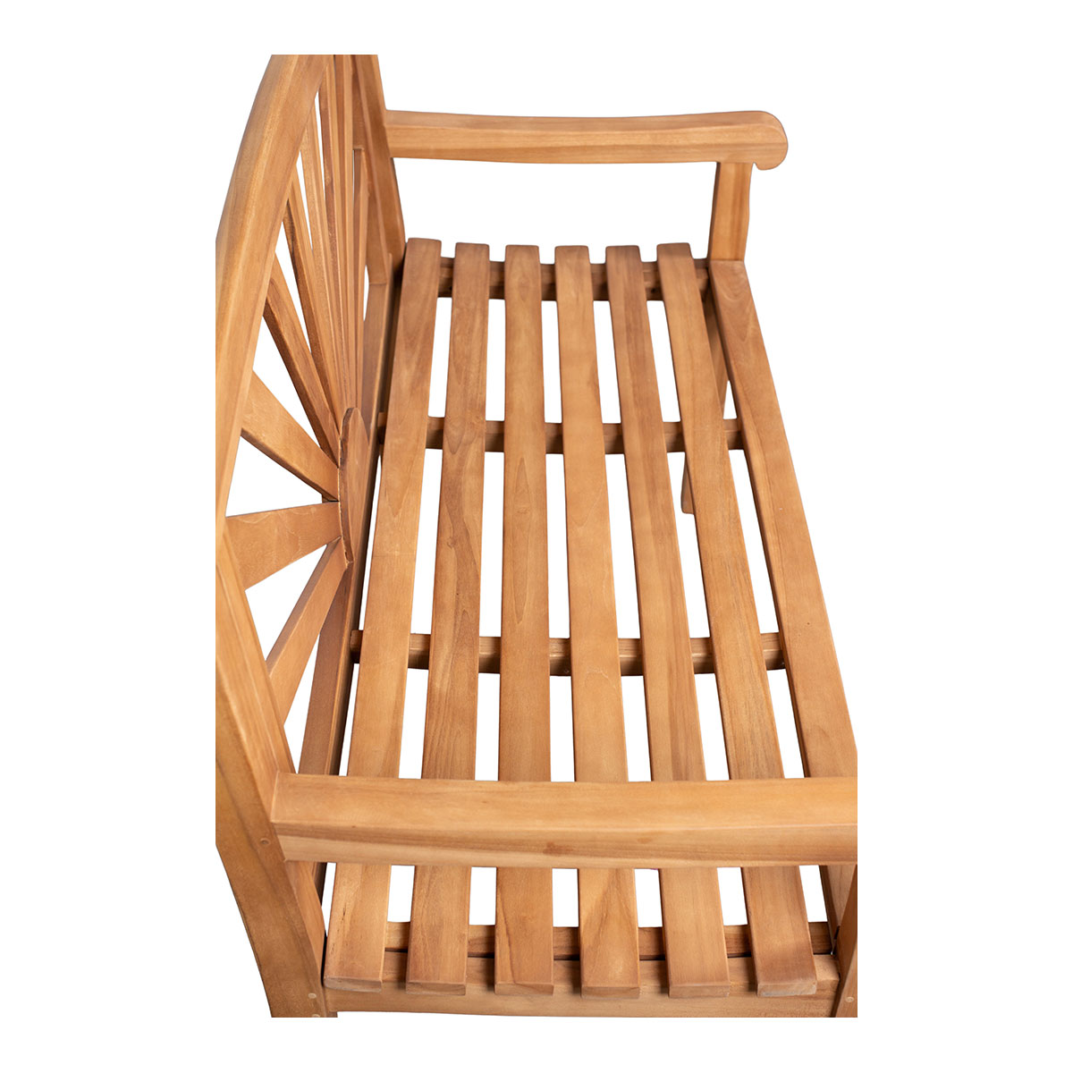 Teak-Gartenbank Sonne