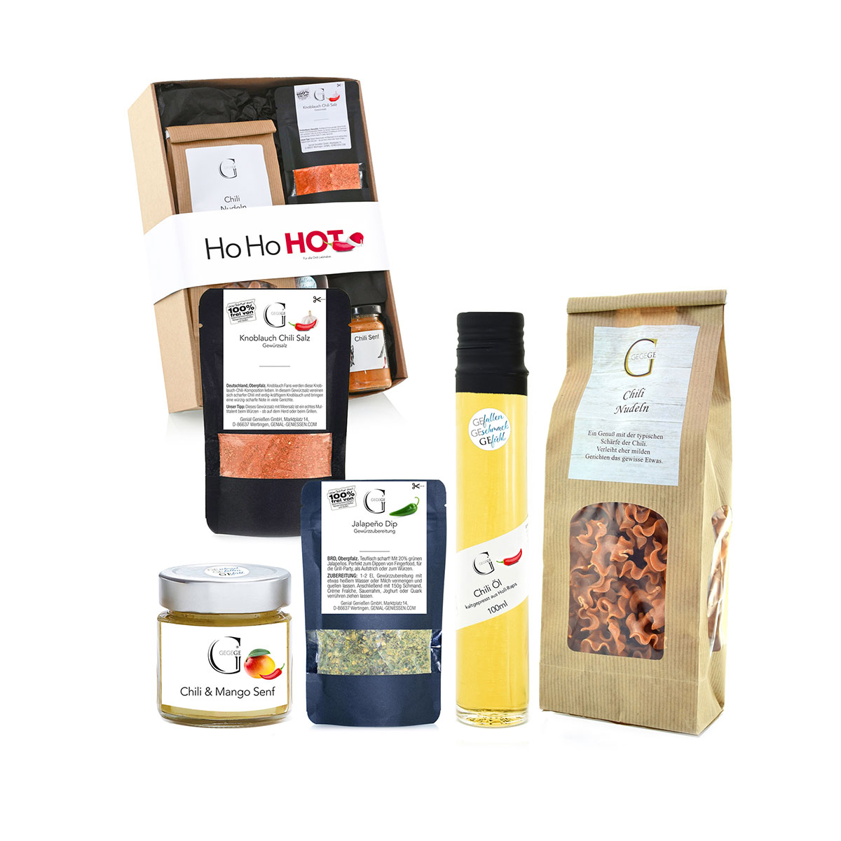 Geschenk-Set Ho Ho Hot