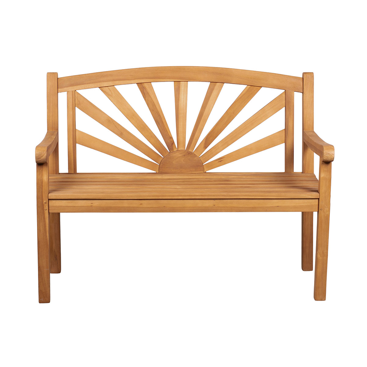Teak-Gartenbank Sonne