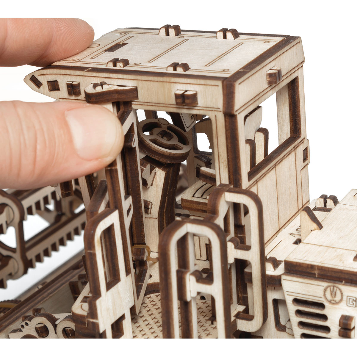 3D-Holzpuzzle, Mähdrescher