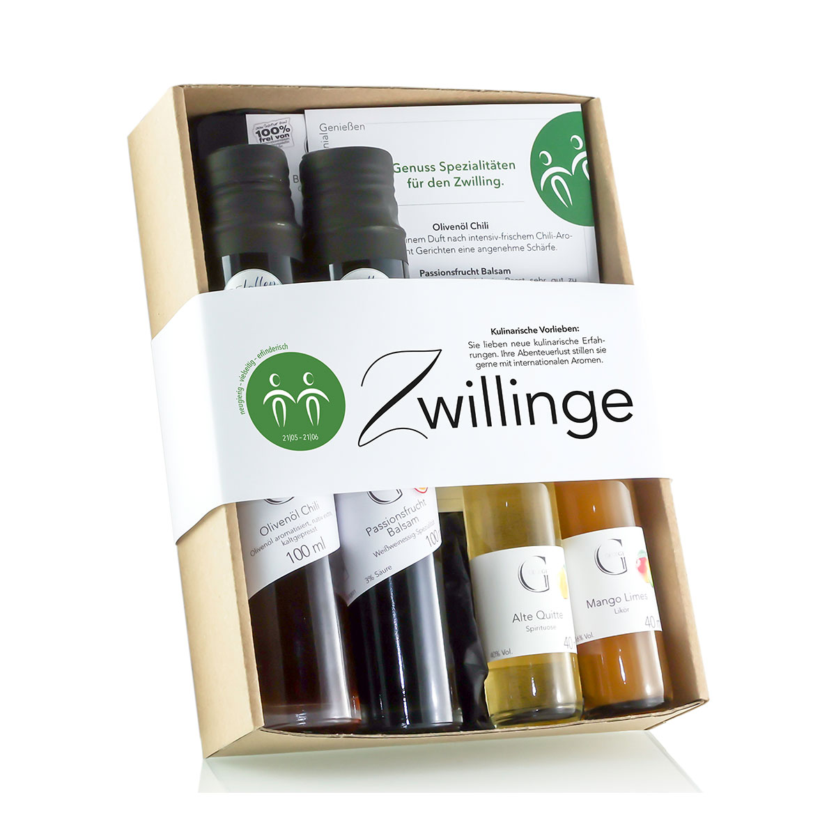 Geschenk-Set Sternzeichen Zwillinge