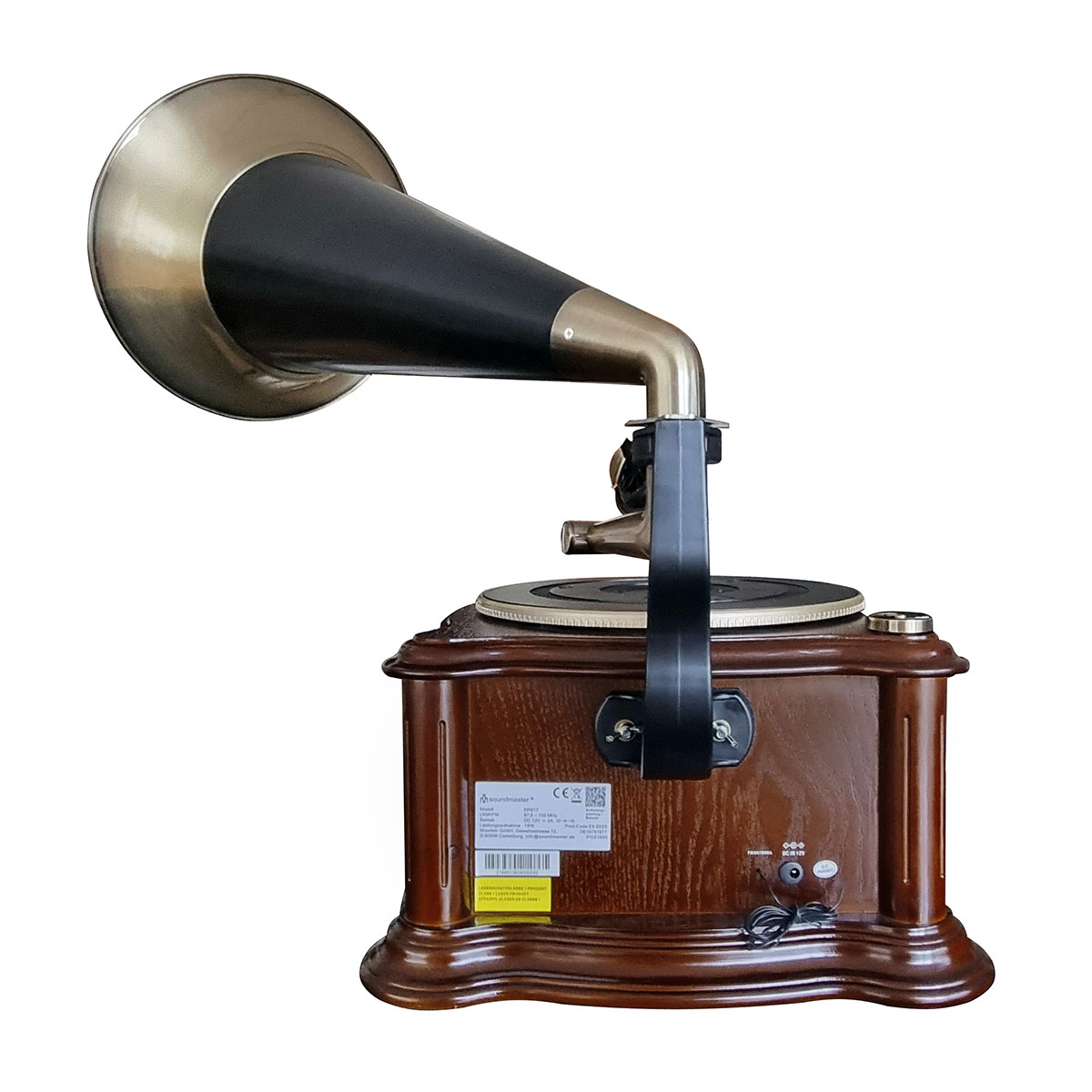 Stereo Grammophon mit UKW/MW-Radio, USB/SD, Bluetooth®, Encoding