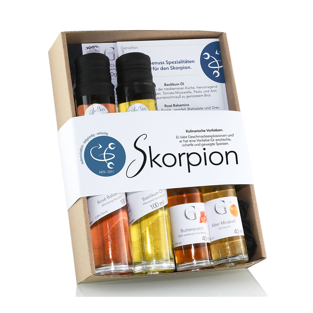 Geschenk-Set Sternzeichen Skorpion