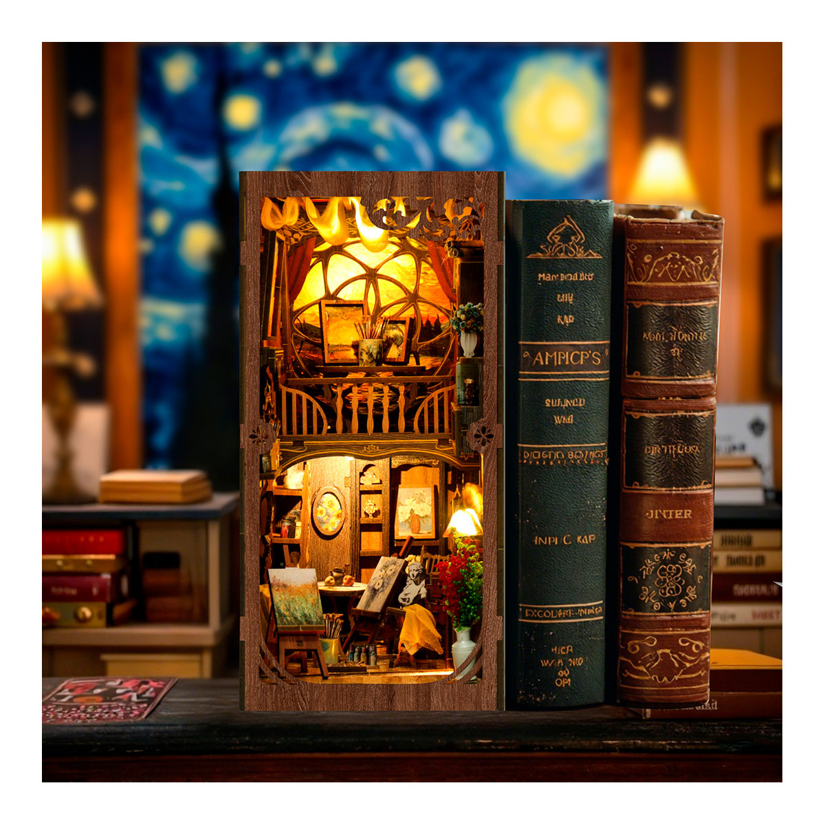 Diorama mit Puzzle, Van Gogh