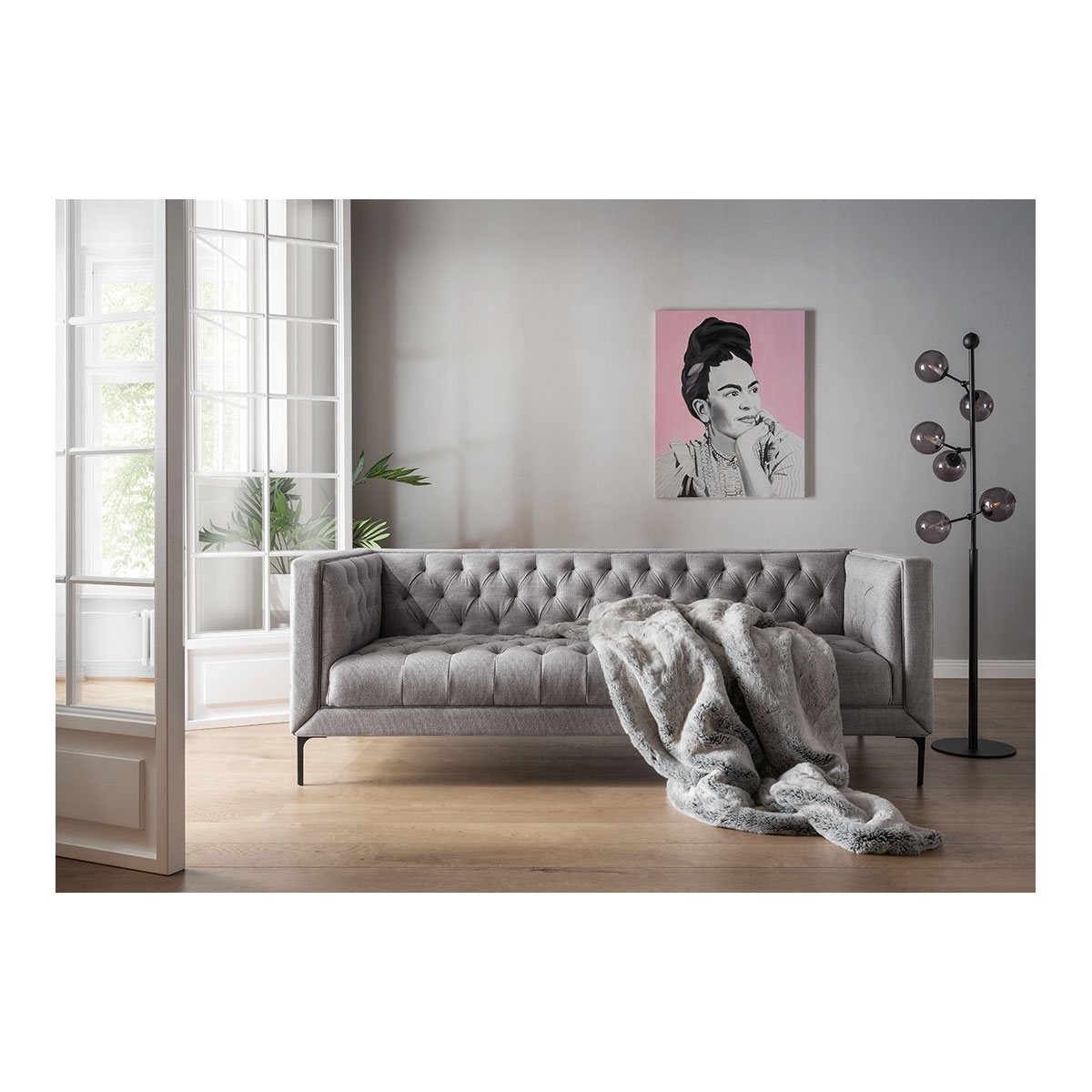 Lounge Sofa Troia light grey