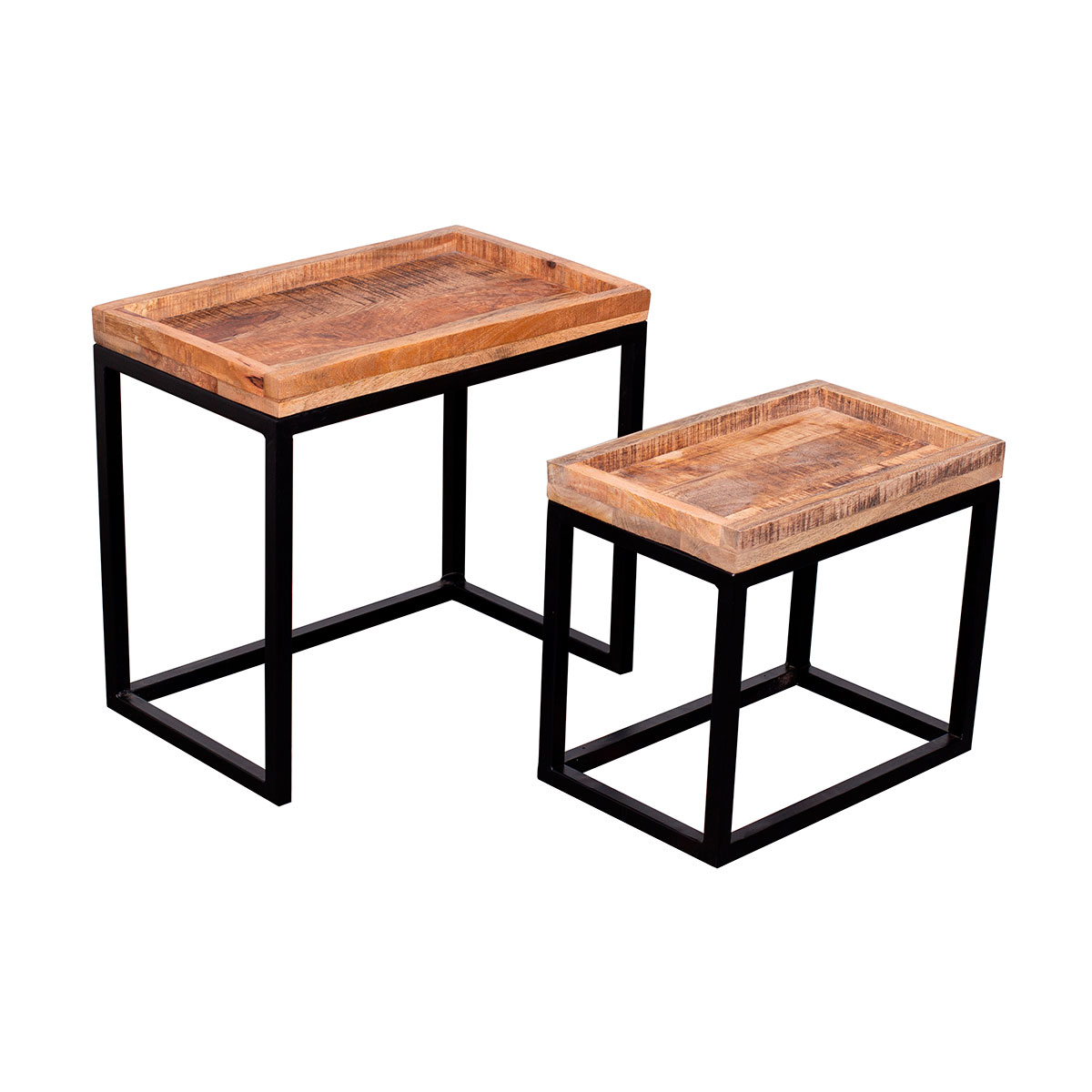 Couchtisch 2er Set Lecce Mango natur