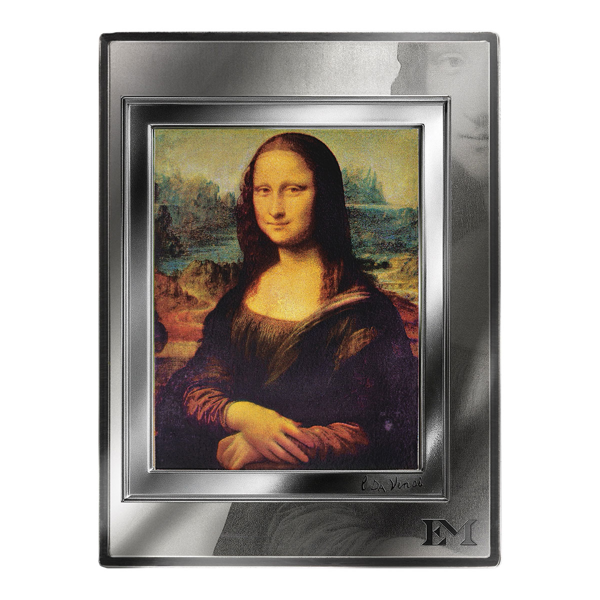 Silberbarren Ewige Meisterwerke, Mona Lisa