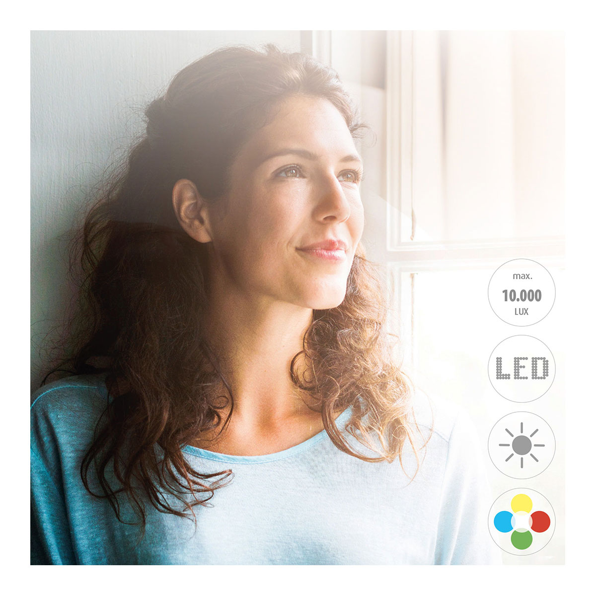 Tageslichtlampe mit Wellnesslicht