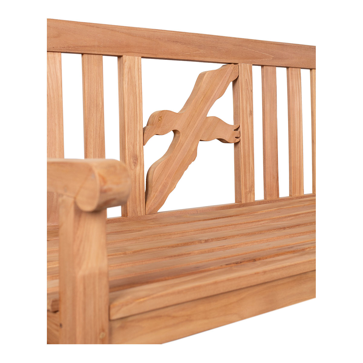 Teak-Gartenbank Möwe