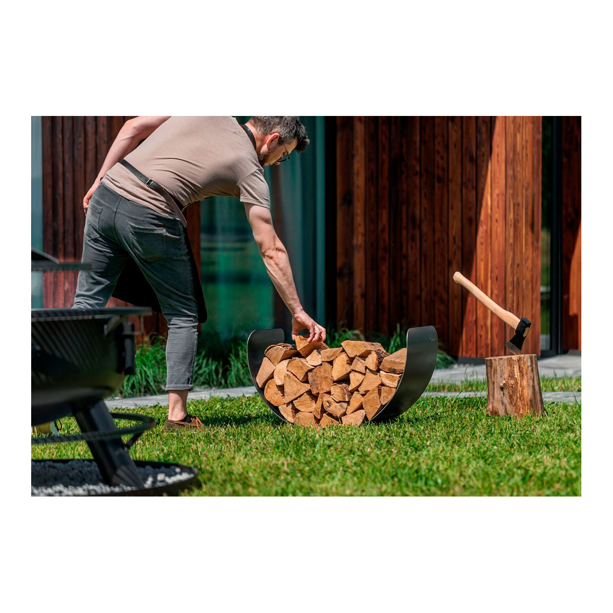 Kaminholzregal Ohio - 70 cm