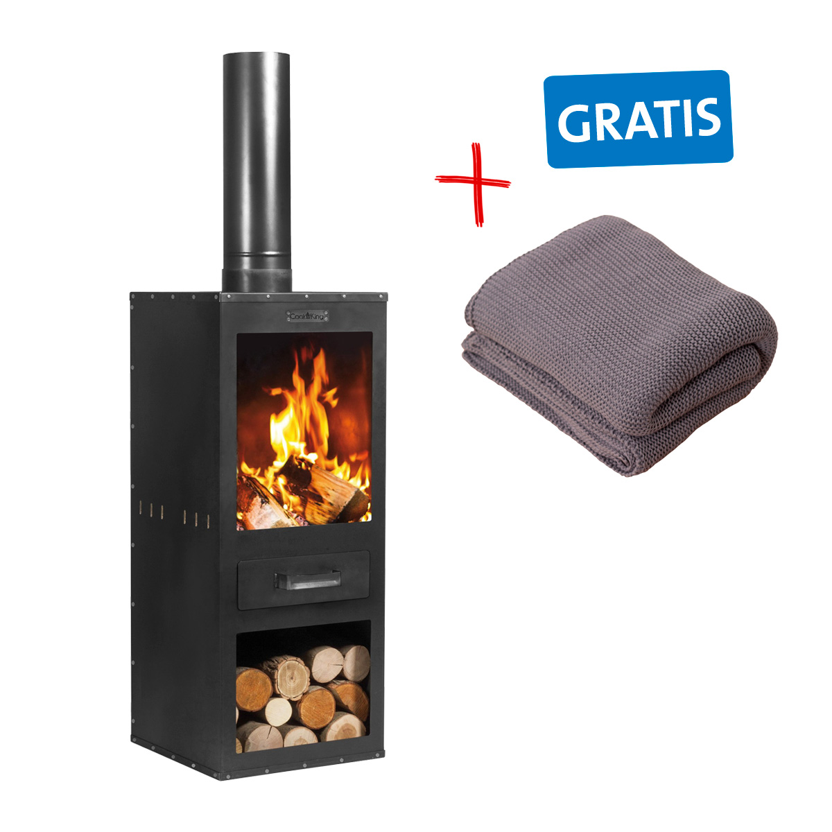 Vorteilsaktion: Gartenofen Delaware - 150 cm inkl. gratis Kuscheldecke Vorteilsaktion: Gartenofen Delaware - 150 cm inkl. gratis Kuscheldecke